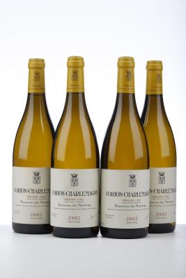 CORTON CHARLEMAGNE 2005 - Bonneau du Martray - 4 Bottles