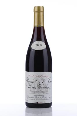 PERNAND VERGELESSES ROUGE ILE DES VERGELESSES 2003 - Rapet - 1 Bottle
