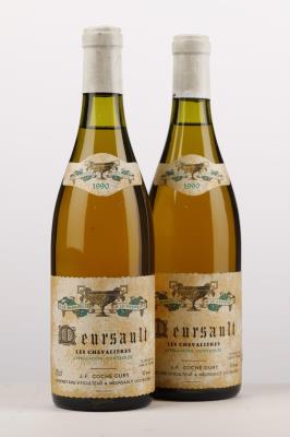 MEURSAULT CHEVALIERES 1990 - Coche Dury - 2 Bottles