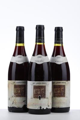 COTE ROTIE LA LANDONNE 1981 - Guigal - 3 Bottles