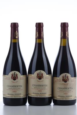 CHAMBERTIN 1993 - Ponsot - 3 Bottles