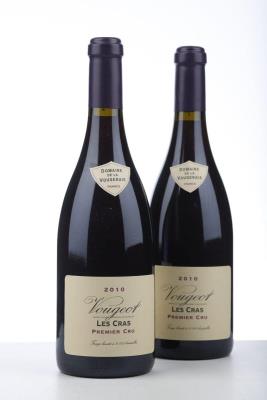 VOUGEOT LES CRAS 2010 - Domaine de la Vougeraie - 2 Bottles