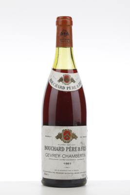 GEVREY CHAMBERTIN 1981 - Bouchard - 1 Bottle