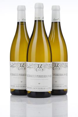 MEURSAULT PERRIERES 2001 - Michel Bouzereau - 3 Bottles
