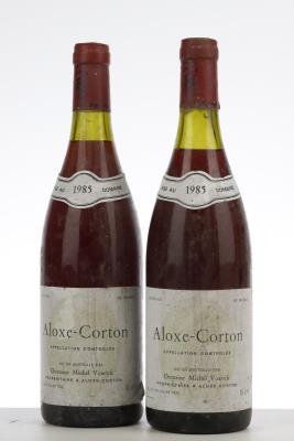 ALOXE CORTON 1985 - Michel Voarick - 2 Bottles