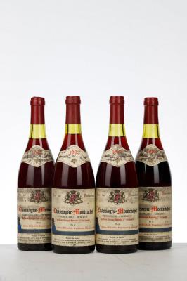 CHASSAGNE MONTRACHET MORGEOT 1983 - Adrien Belland - 4 Bottles