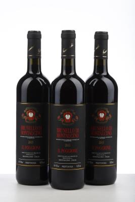 BRUNELLO DI MONTALCINO IL POGGIONE 2015 - Franceschi - 3 Bottles