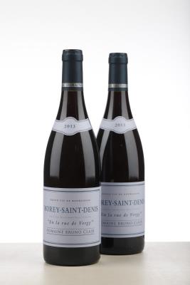MOREY ST DENIS EN LA RUE EN VERGY 2013 - Bruno Clair - 2 Bottles