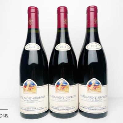 NUITS ST GEORGES LES CHAIGNOTS 2011 - Georges Mugneret Gibourg - 3 Bottles