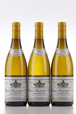 PULIGNY MONTRACHET CLAVOILLON 2010 - Domaine Leflaive - 3 Bottles
