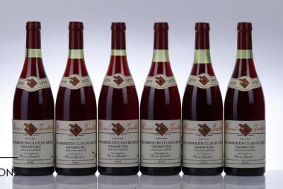 CHAMBERTIN CLOS DE BEZE 1979 - Rene Jadot - 6 Bottles