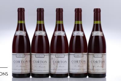 CORTON LES RENARDES 1986 - Parent - 5 Bottles