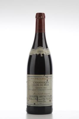 CHAMBERTIN CLOS DE BEZE 1995 - Bruno Clair - 1 Bottle