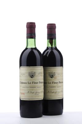 LA FLEUR PETRUS 1970 - Grafe Lecocq - 2 Bottles