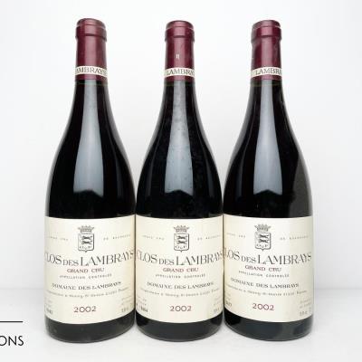 CLOS DES LAMBRAYS 2002 - Clos des Lambrays - 3 Bottles