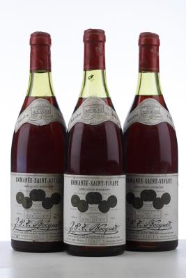 ROMANEE ST VIVANT 1961 - P F Bocquet - 3 Bottles