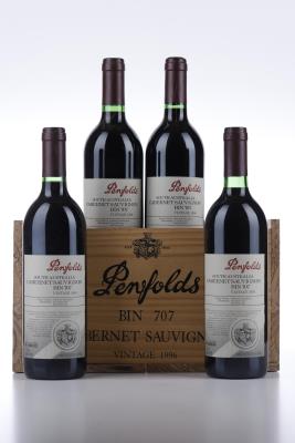 PENFOLDS BIN 707 1996 - Penfolds - 4 Bottles - Owc 6