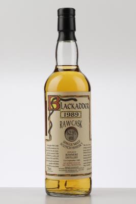 1989 BOWMORE BLACKADDER RAW CASK - Bottled in 2003 - Single Bourbon Barrel n°22535 - One of only 202 bottle - 1 Bottle