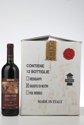 GIUSTO DI NOTRI 1998 - Tua Rita - 12 Bottles - Oc 12