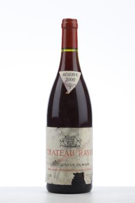 CHATEAUNEUF DU PAPE RAYAS 2000 - Reynaud - 1 Bottle