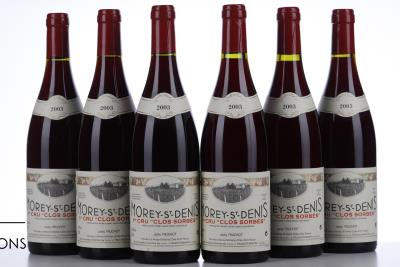 MOREY ST DENIS CLOS SORBES 2003 - Jacky Truchot - 6 Bottles