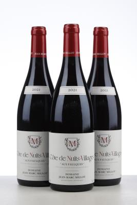 COTE DE NUITS VILLAGES AUX FAULQUES 2021 - Jean Marc Millot - 3 Bottles