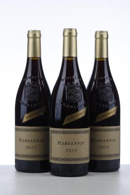 MARSANNAY EN MONTCHENEVENOY 2015 - Philippe Charlopin Parizot - 3 Bottles