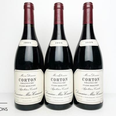 CORTON CLOS ROGNET 1998 - Meo Camuzet - 3 Bottles