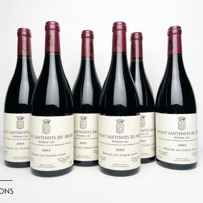 VOLNAY SANTENOTS DU MILIEU 2003 - Comtes Lafon - 6 Bottles