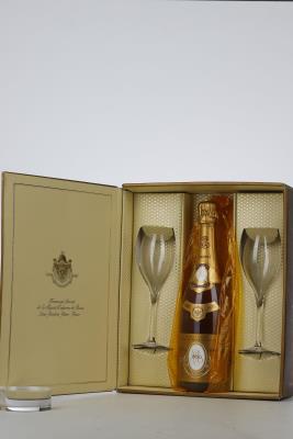 CRISTAL ROEDERER 1996 - Louis Roederer - 1 Bottle - Giftbox including 2 Glasses