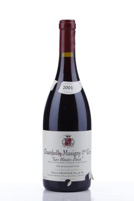 CHAMBOLLE MUSIGNY LES HAUTS DOIX 2001 - Robert Groffier - 1 Bottle