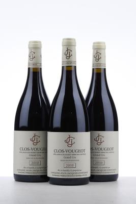 CLOS DE VOUGEOT 2010 - Jean Jacques Confuron - 3 Bottles