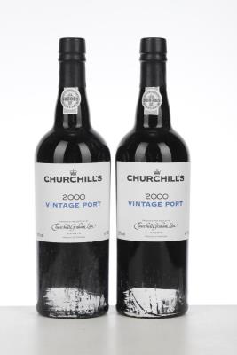 CHURCHILLS VINTAGE PORT 2000 - Churchill's - 2 Bottles