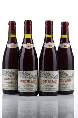 SAVIGNY LES BEAUNE LES NARBANTONS 1993 - Dom.Laurent - 4 Bottles