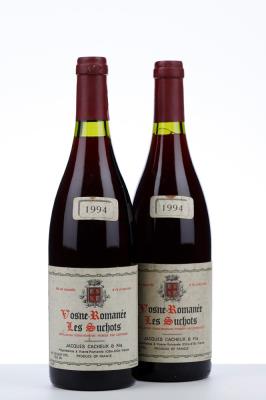 VOSNE ROMANEE LES SUCHOTS 1994 - Jacques Cacheux - 2 Bottles