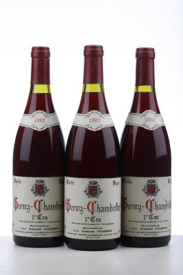 GEVREY CHAMBERTIN 1 ER CRU VIEILLE VIGNE 1992 - Fourrier - 3 Bottles