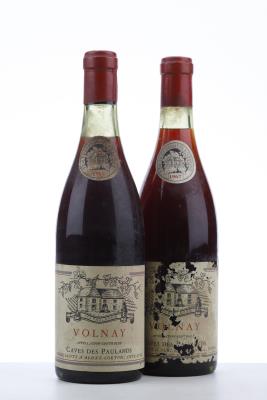 VOLNAY 1967 - Caves des Paulands - 2 Bottles