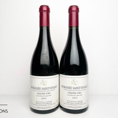 ROMANEE ST VIVANT 2001 - Sylvain Cathiard - 2 Bottles