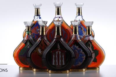 COGNAC COURVOISIER ERTE COLLECTION 1 TO 8 NV - Courvoisier - 1 Bottle - Oc 1
