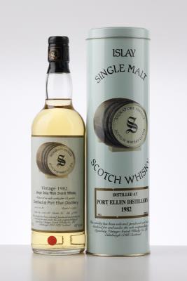 1982 PORT ELLEN - Signatory Vintage - Bottled in 1998 - Cask n° 2585/86 Bottle 64/860 - 1 Bottle - Canister