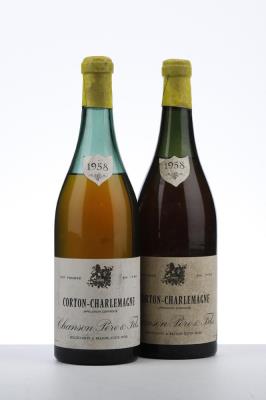 CORTON CHARLEMAGNE 1958 - Chanson - 2 Bottles