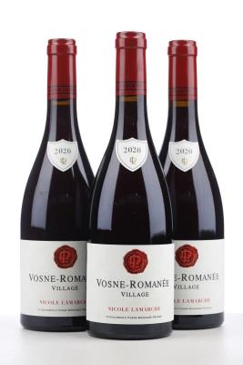 VOSNE ROMANEE 2020 - Nicole Lamarche - 3 Bottles