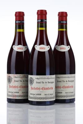 RUCHOTTES CHAMBERTIN 2002 - Dominique Laurent - 3 Bottles