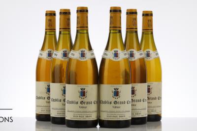 CHABLIS VALMUR 1996 - Jean-Paul Droin - 6 Bottles