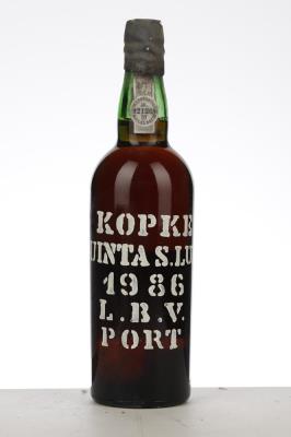 KOPKE QUINTA S.LUIZ LATE BOTTLED VINTAGE PORT 1986 - Kopke  - Bottled in 1992 - 1 Bottle