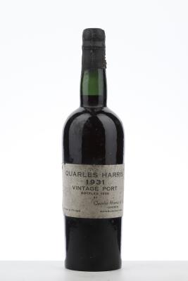 QUARLES HARRIS VINTAGE PORT 1931 - Quarles Harris - Bottled in 1935 - 1 Bottle