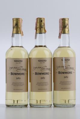 1989 BOWMORE VERY LIMITED EDITION  BOTTLED 2000 - Samaroli - Alc 45% - 3 Bottles