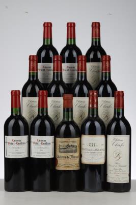 LOT BORDEAUX MIXED - Mc - 12 Bottles