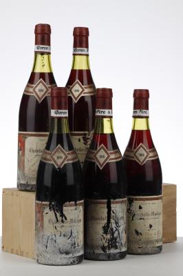 CHAMBOLLE MUSIGNY 1976 - Coron - 5 Bottles