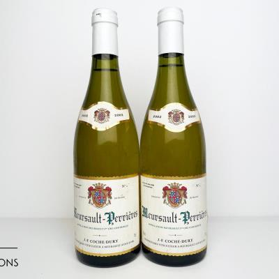 MEURSAULT PERRIERES 2002 - Coche Dury - 2 Bottles